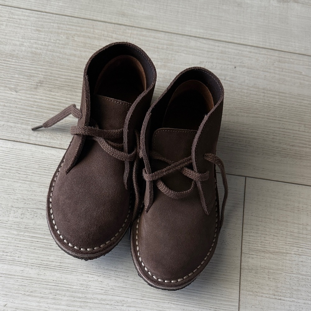 Crew cuts J Crew boys suede chukka boots Chelsea boots - Picture 3 of 7